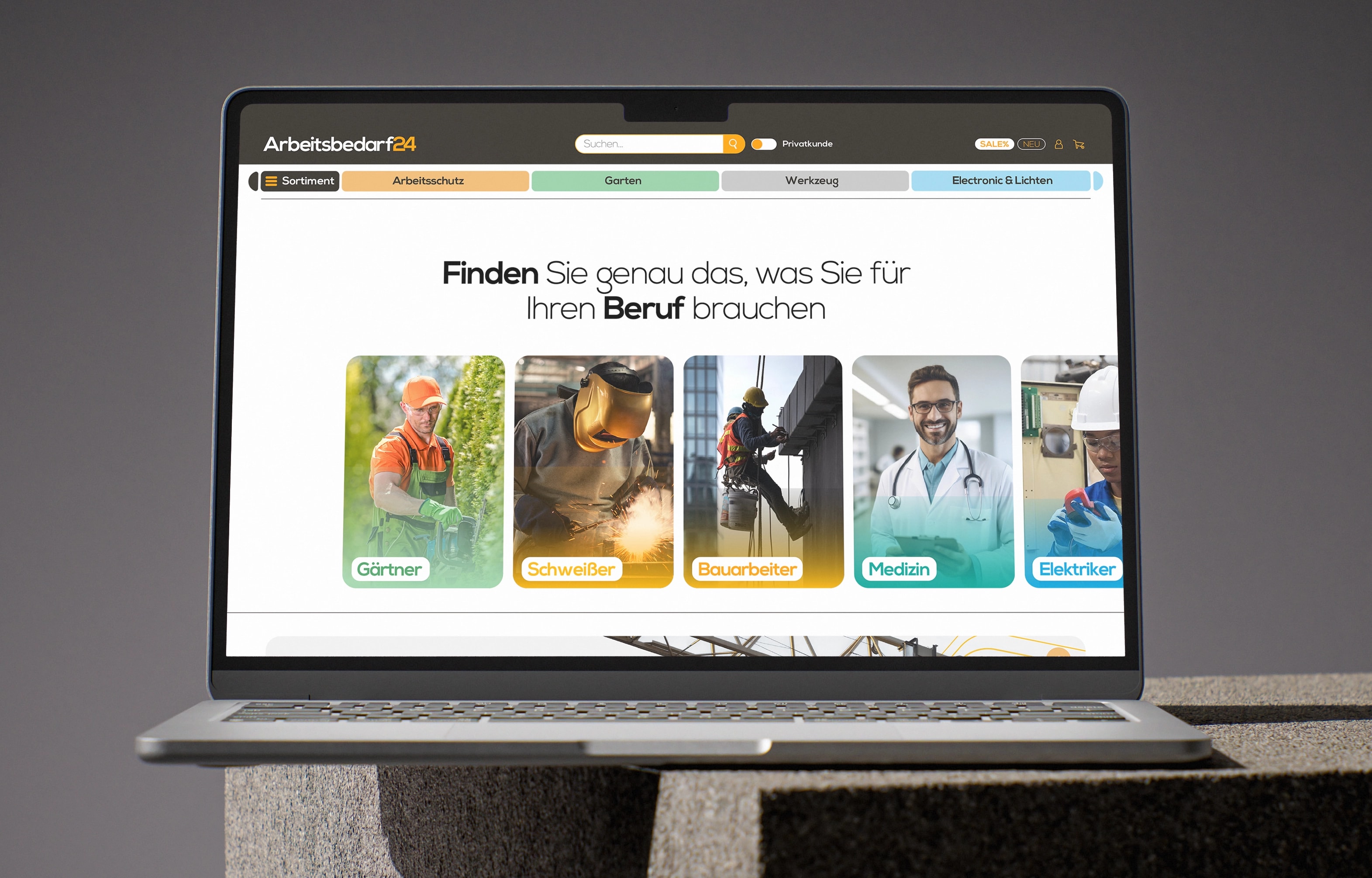 TAMS Arbeitsbedarf24 GmbH project